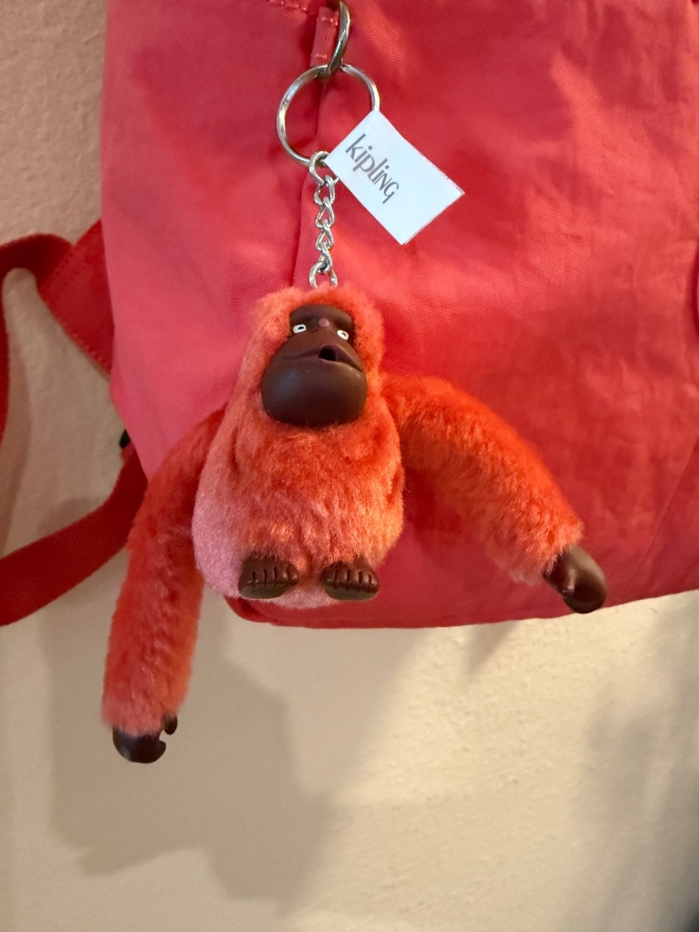 ✨ NWT Kipling Aideen Backpack in Papaya Tonal – Ultra-Lightweight Daypack ✨ - Picture 3 of 8